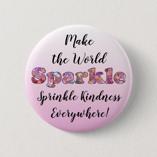 Maak de Wereld Sprinkle Button (Voorkant)
