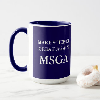 Maak de wetenschap weer geweldig MSGA Typography K Mok