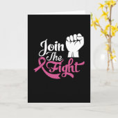 Maak deel uit van het bewustzijn van borstkanker i kaart (Gele Bloem)