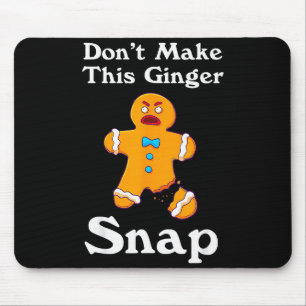 Maak deze peperkoek-snap roodharige cadeau kerst n muismat