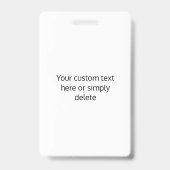 Maak direct een bedrijfs-QR-code met bewerkbare te Badge (Achterkant)