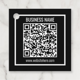 Maak direct een moderne QR-code Bedankjes Labels