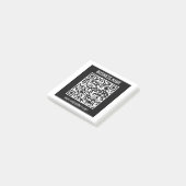 Maak direct een moderne QR-code Post-it® Notes (Schuin)