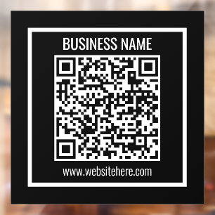 Maak direct een moderne QR-code Raamsticker