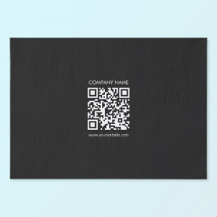 Maak direct een QR-code Moderne, eenvoudige opmaak Tissuepapier