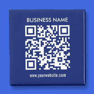 Maak direct een QR-code Moderne, eenvoudige vormge Magneet