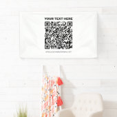 Maak direct een QR-code voor elk website-adres Spandoek (Insitu)