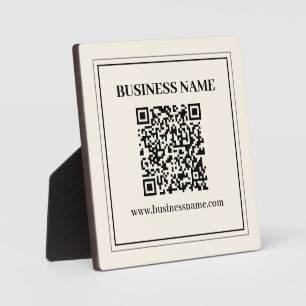 Maak direct een scanbare QR-code voor uw bedrijf Fotoplaat