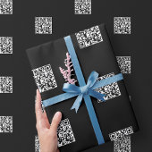 Maak direct QR-code met tegelpatroon Cadeaupapier
