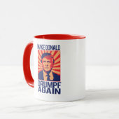 Maak Donald Drumpf opnieuw -.png Mok (Voorkant links)