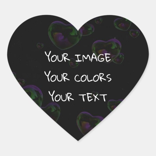 Maak een aangepast hart sticker (Voorkant)