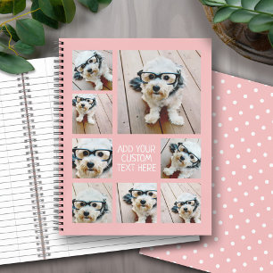Maak een aangepaste collage van 8 foto's - kan kle notitieboek