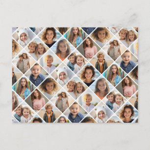 Maak een aangepaste fotocollage met 12 foto's briefkaart