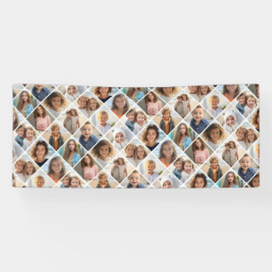 Maak een aangepaste fotocollage met 12 foto's spandoek