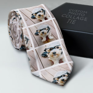 Maak een aangepaste fotocollage met 3 foto's stropdas