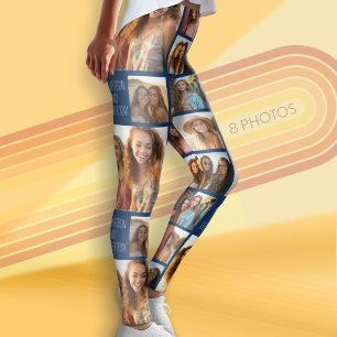 Maak een aangepaste fotocollage met 8 foto's leggings