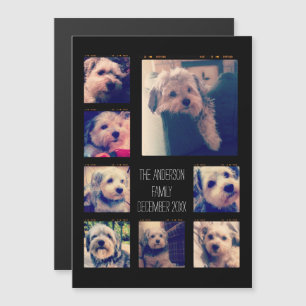 Maak een aangepaste fotocollage met 8 foto's magne