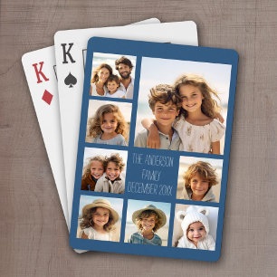 Maak een aangepaste fotocollage met 8 foto's pokerkaarten