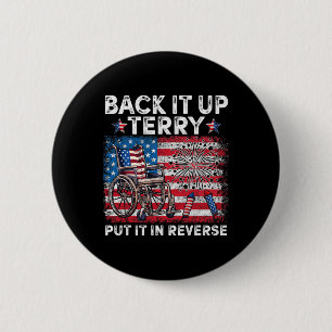 Maak een back-up op Terry en plaats deze in omgeke Ronde Button 5,7 Cm
