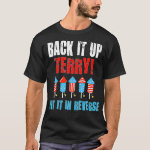 Maak een back-up van de term die u in de vierde pl t-shirt