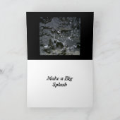 Maak een Big Splash Stylish Fun Birthday Card Kaart (Binnen)
