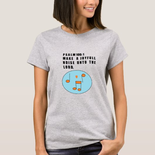 Maak een blije herrie Dames T-shirt (Voorkant)
