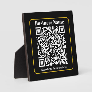 Maak een direct scanbare bedrijfs QR-code Fotoplaat