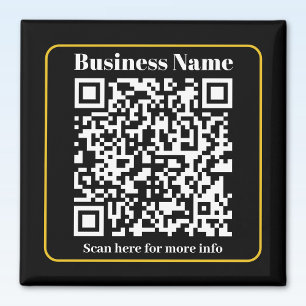 Maak een direct scanbare bedrijfs QR-code Magneet