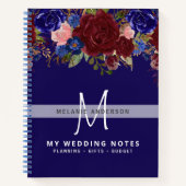 Maak een eigen bruiloft Planner Journal Keepslag F Notitieboek (Voorkant)