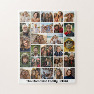 Maak een funky fotocollage met 27 foto's legpuzzel