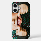 Maak een gezicht kinderachtig maar effectief Case-Mate iPhone case (Achterkant)