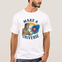 Maak een heelal kosmisch makelaar T-shirt