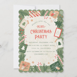 Maak een Kerstfeest Uitnodiging