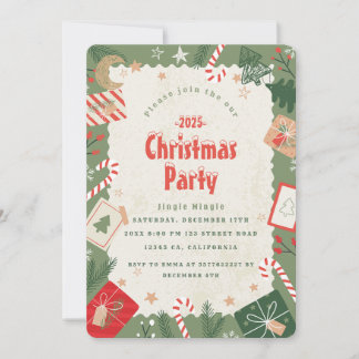 Maak een Kerstfeest Uitnodiging