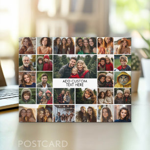 Maak een leuke fotocollage met 27 foto's briefkaart