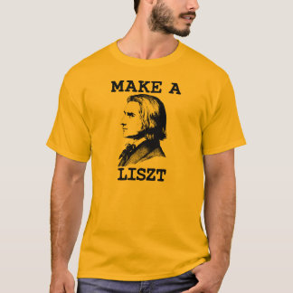 Maak een Liszt T-shirt