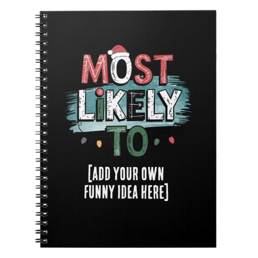 Maak een 'Meest Waarschijnlijk Om...' 🤣 Grappige Notitieboek (Voorkant)