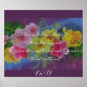 Maak een naam voor jezelf! poster