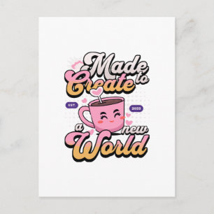 Maak een nieuwe wereld briefkaart
