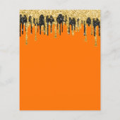 Maak een prachtige prijslijst met gouden zwarte sc flyer (Achterkant)