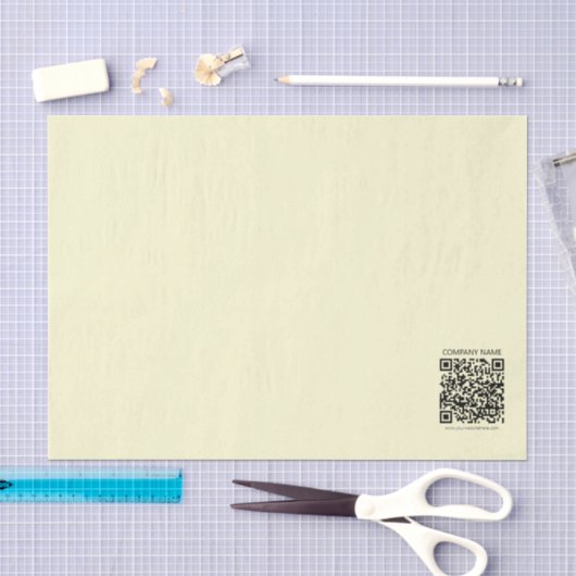 Maak een QR-code | Bleekgeel Tissuepapier (Craft)