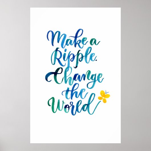 Maak een rimpeling poster (Voorkant)