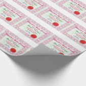 Maak een 's werelds beste vriend certificaat cadeaupapier (Hoek)