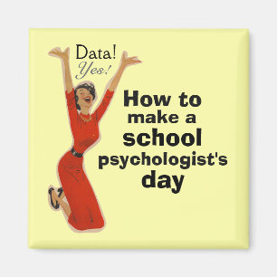 Maak een schoolpsycholoog Magnet Magneet