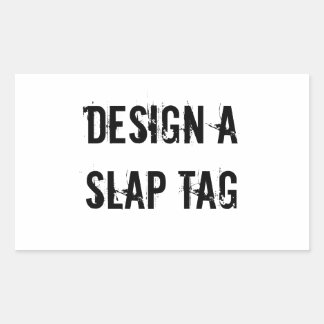 Maak een slap Label Design Sticker Graffitti