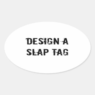 Maak een slap Label Design Sticker Graffitti