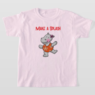 Maak een Spetterende Nijlpaard Verjaardags Zwembad T-shirt