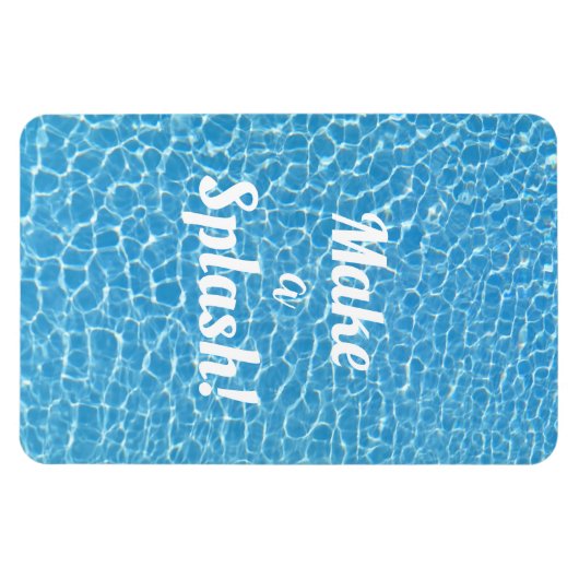 Maak een Splash- Bevordering Citaat Magneet (Horizontaal)