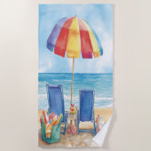 Maak een splash strandlaken (Voorkant)