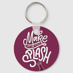 Maak een Splash Wine Sleutelhanger